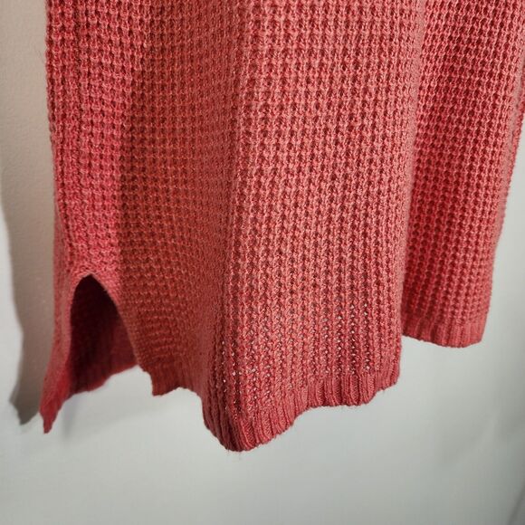 J. Jill Womens Sweater Size XS Pink Knit V Neck Wool Blend Yak Hair Textured - Picture 6 of 9